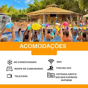 Até 4 Pessoas Em Golden Dolphin Grande Piscina 24h , Caldas Novas Brasil